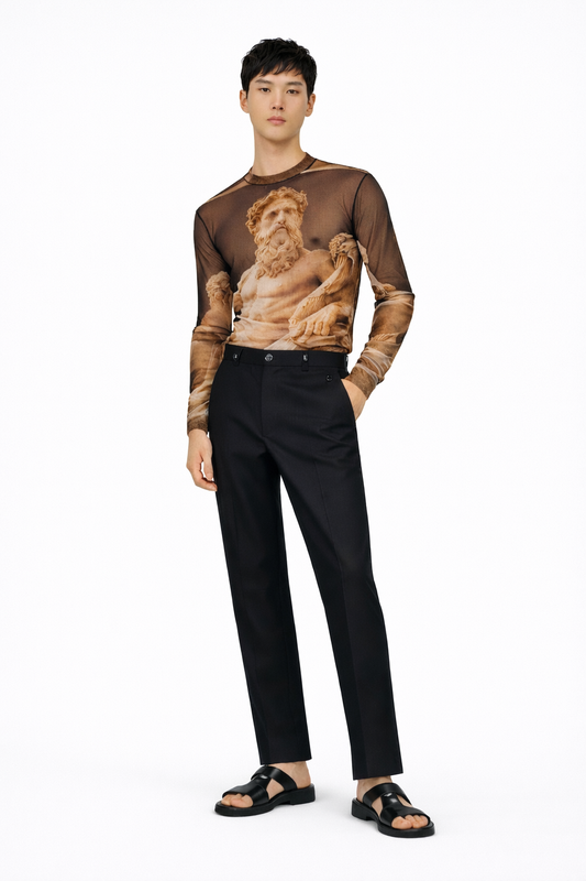 Archive Piece –Edition Nº18 Zeus mesh gold shirt
