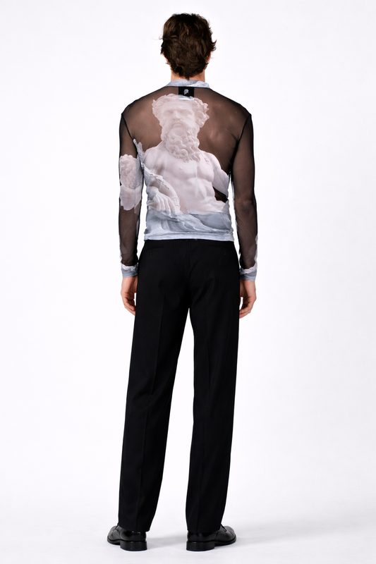 Archive Piece –Edition Nº16 Zeus Mesh Black shirt