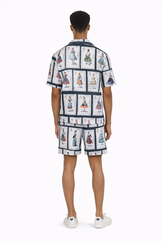 Archive Piece –Edition Nº8 Stamps shirt