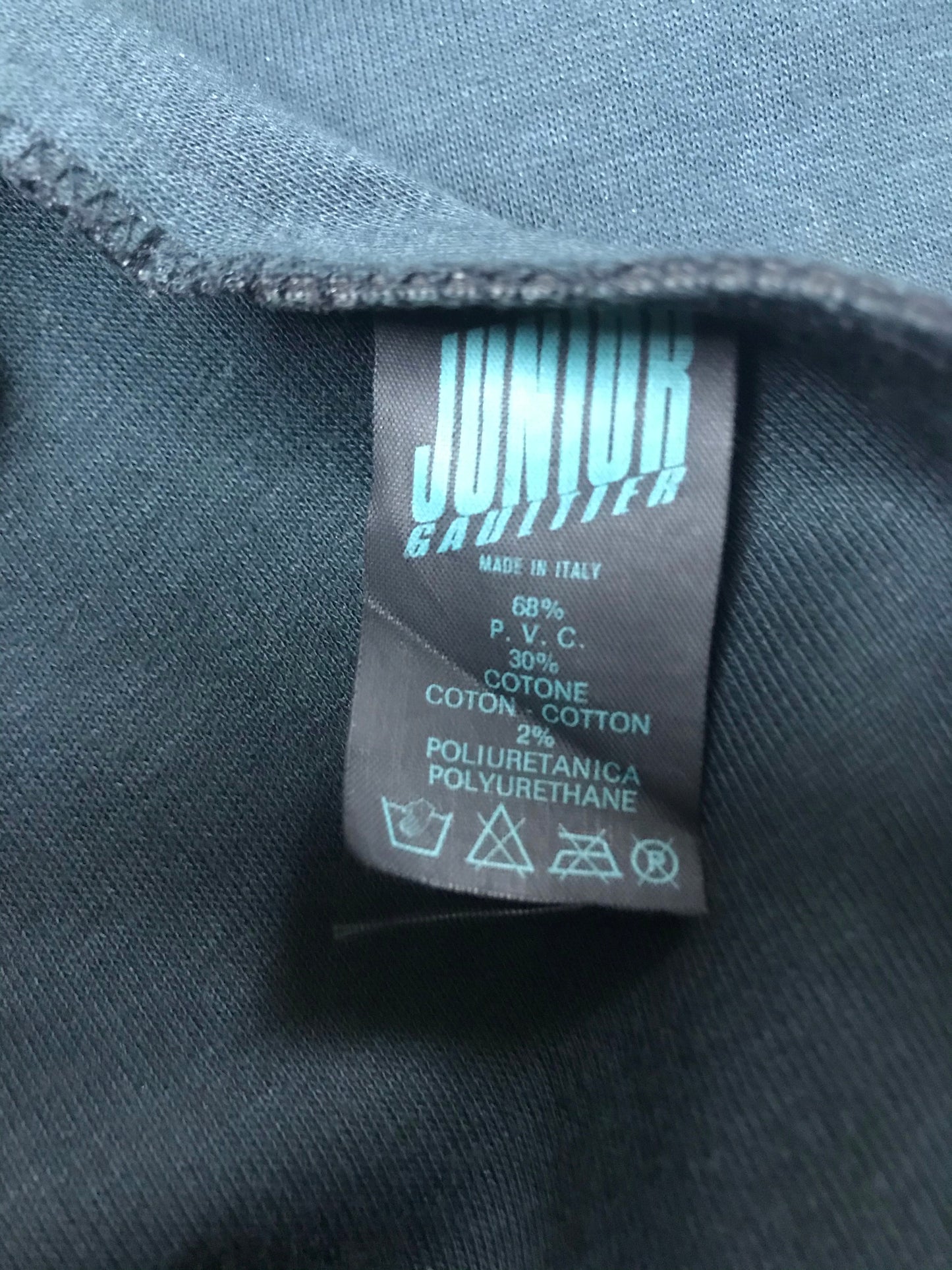 Vintage Jean Paul Gaultier Junior PU leather jacket