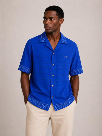 SASHIKO Shirt – Custom Initials Available