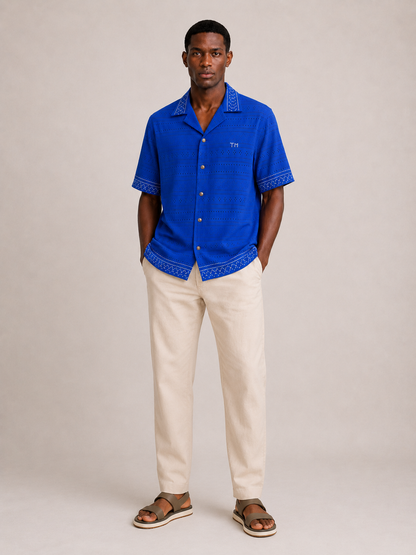 SASHIKO Shirt – Custom Initials Available