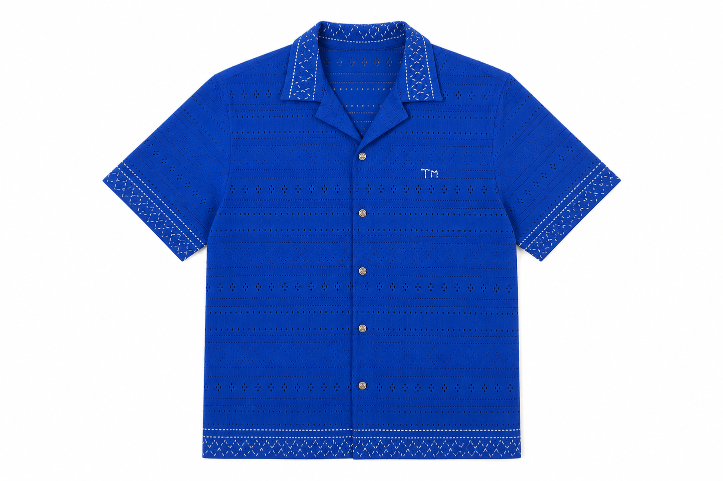SASHIKO Shirt – Custom Initials Available