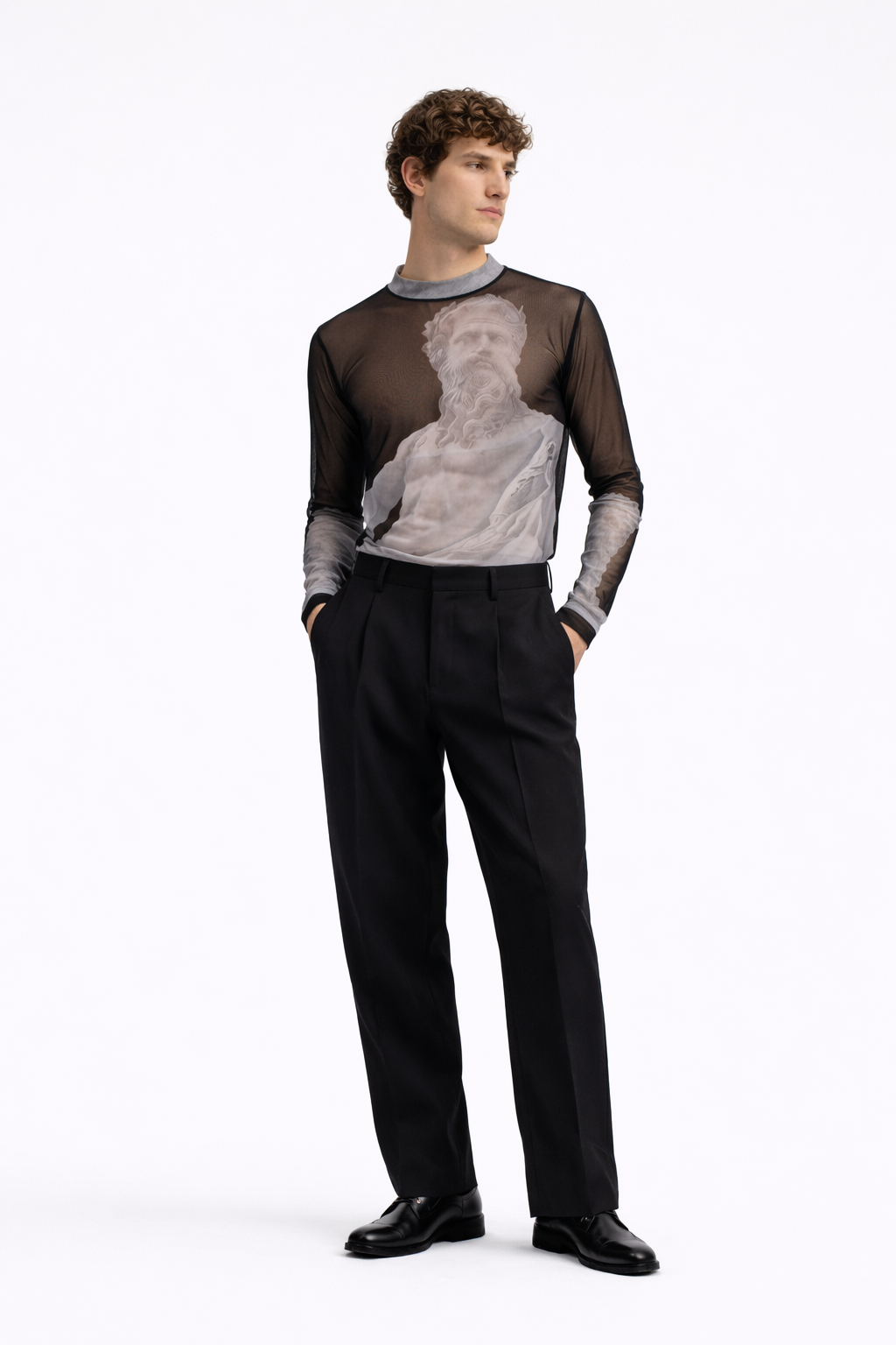 Archive Piece –Edition Nº16 Zeus Mesh Black shirt