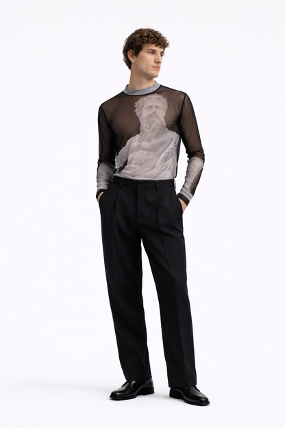 Archive Piece –Edition Nº16 Zeus Mesh Black shirt