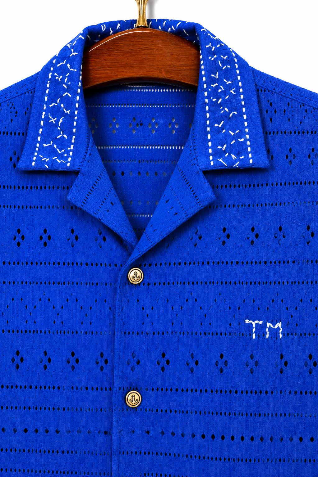 SASHIKO Shirt – Custom Initials Available