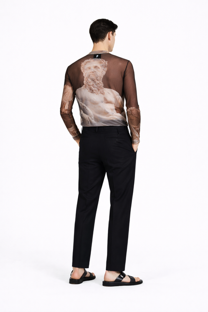 Archive Piece –Edition Nº18 Zeus mesh gold shirt