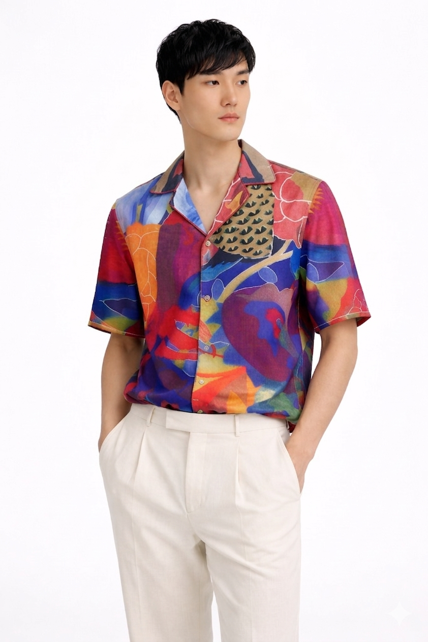 Archive Piece –Edition Nº18 Peacock shirt