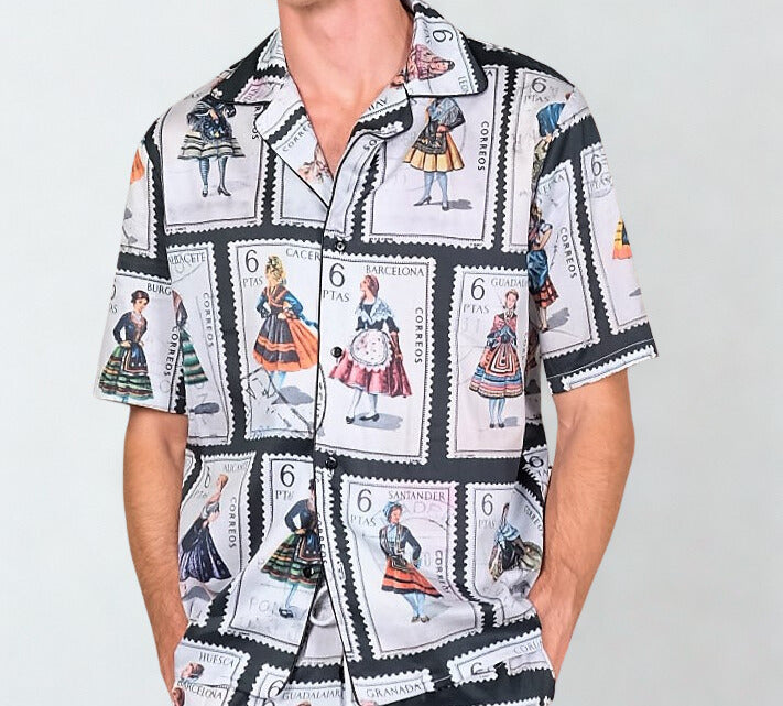 Archive Piece –Edition Nº8 Stamps shirt