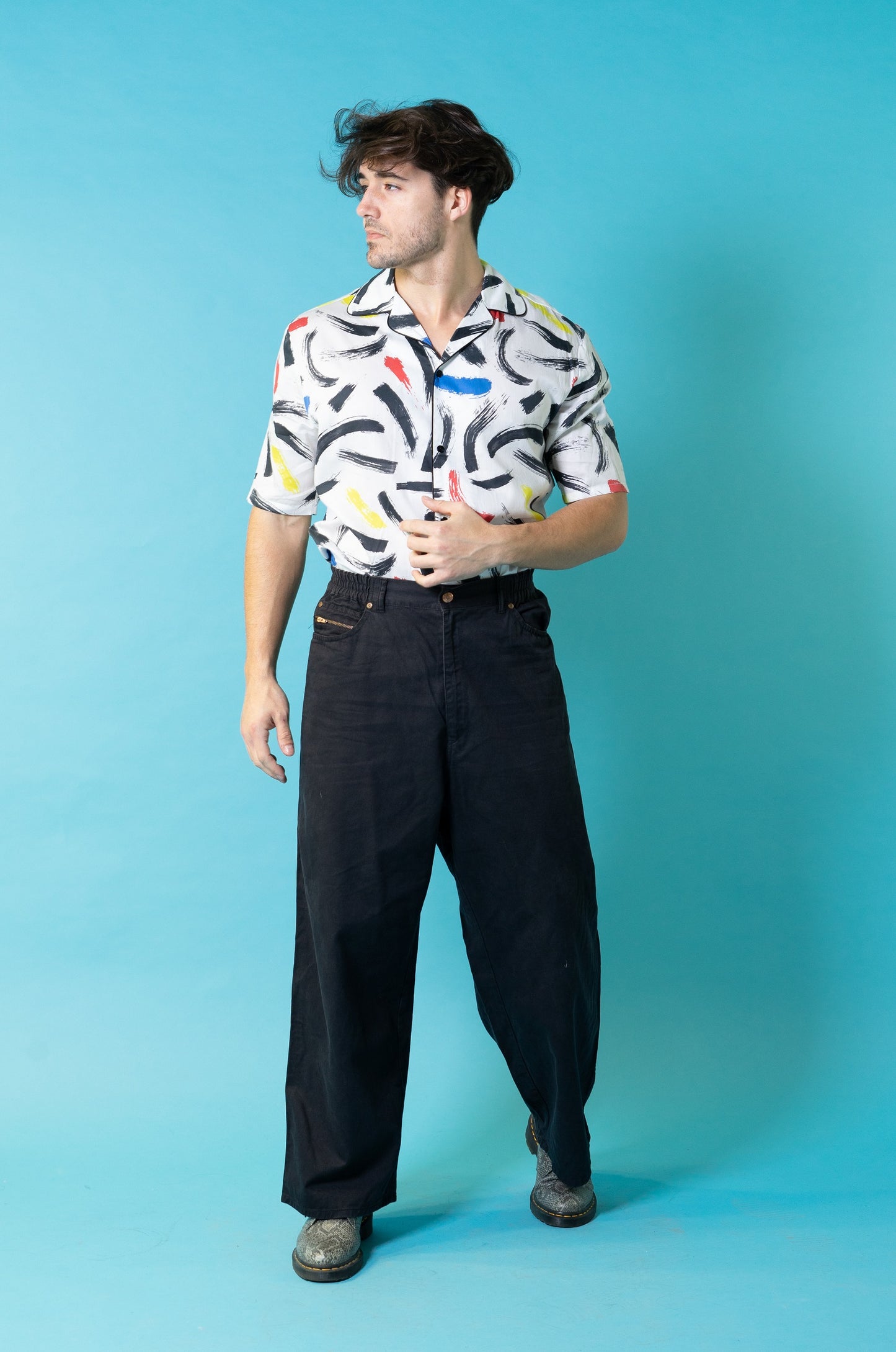 Vintage Jean Paul Gaultier Junior wide leg trousers.