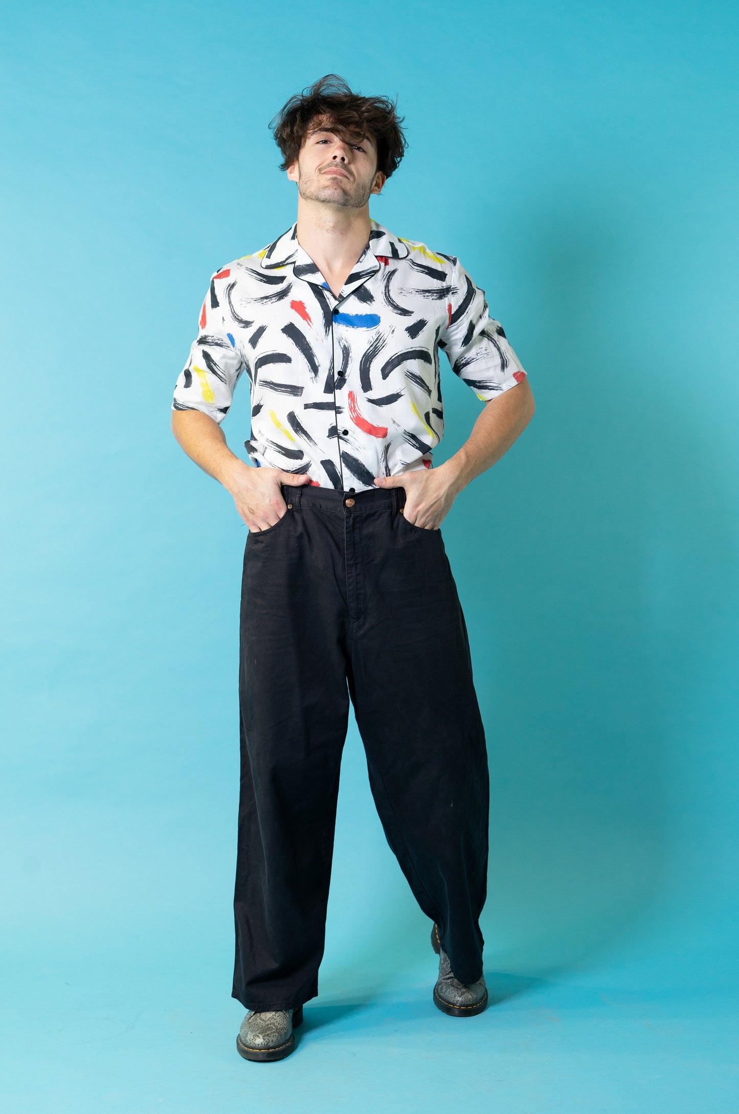 Vintage Jean Paul Gaultier Junior wide leg trousers.