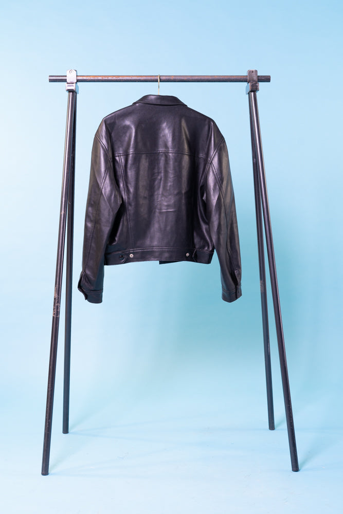 Vintage Jean Paul Gaultier Junior PU leather jacket.