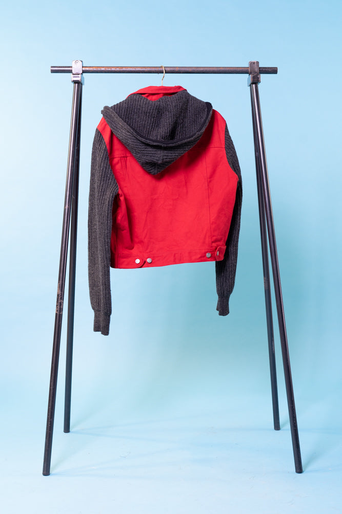 Vintage Jean Paul Gaultier Junior denim and wool jacket