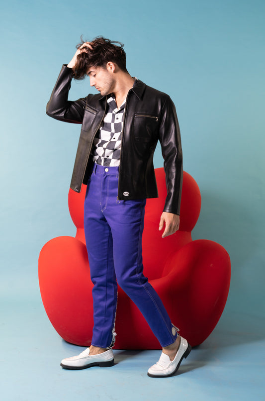 Vintage Jean Paul Gaultier Junior PU leather jacket