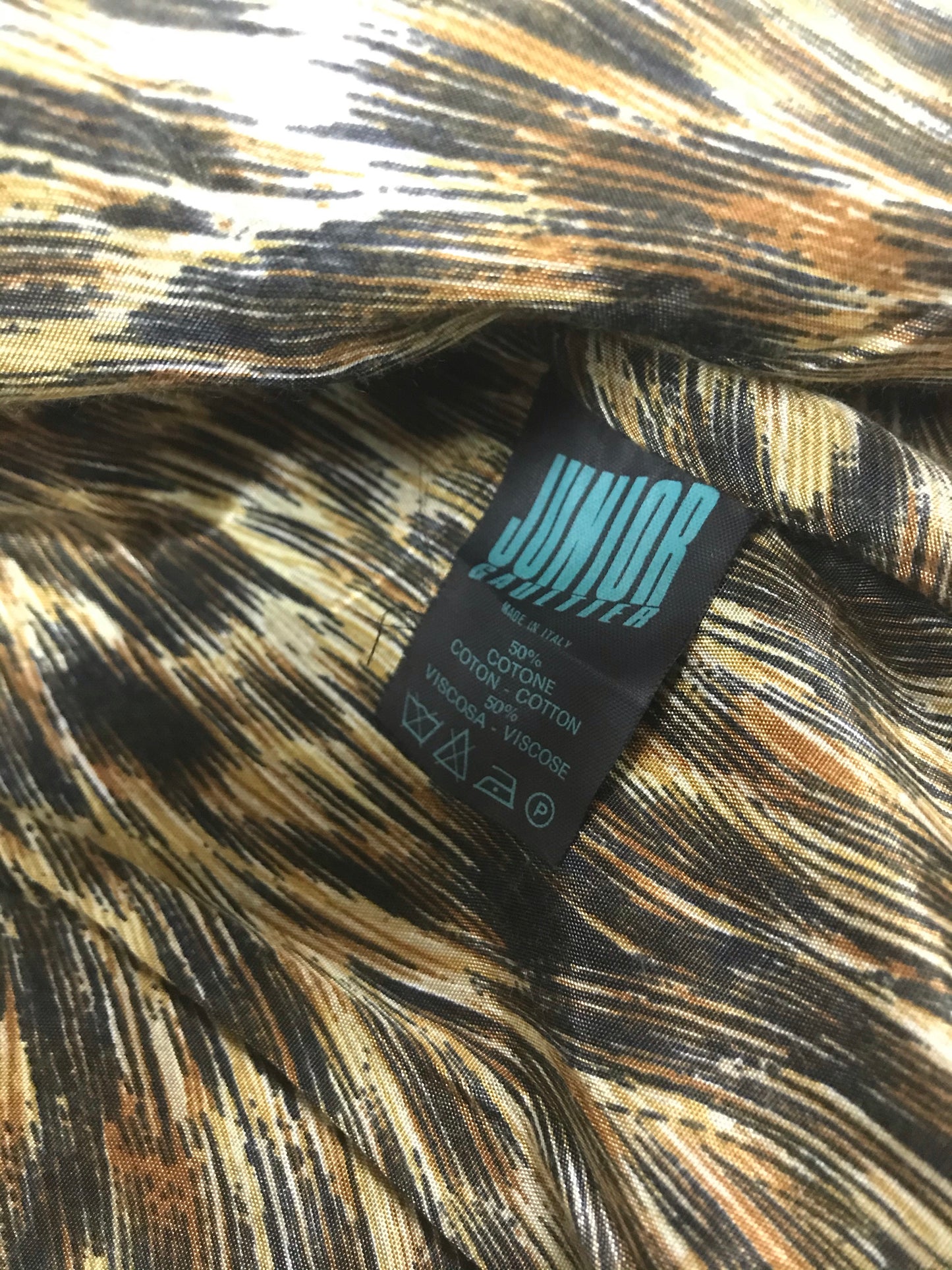 Vintage Jean Paul Gaultier Junior PU leather jacket.