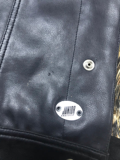 Vintage Jean Paul Gaultier Junior PU leather jacket.