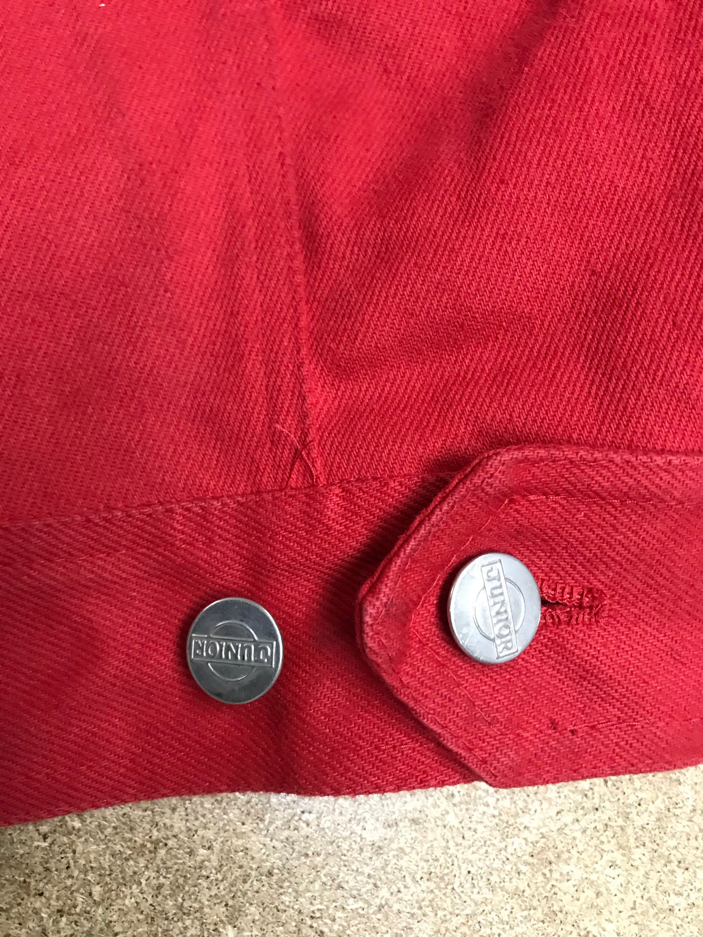 Vintage Jean Paul Gaultier Junior denim and wool jacket