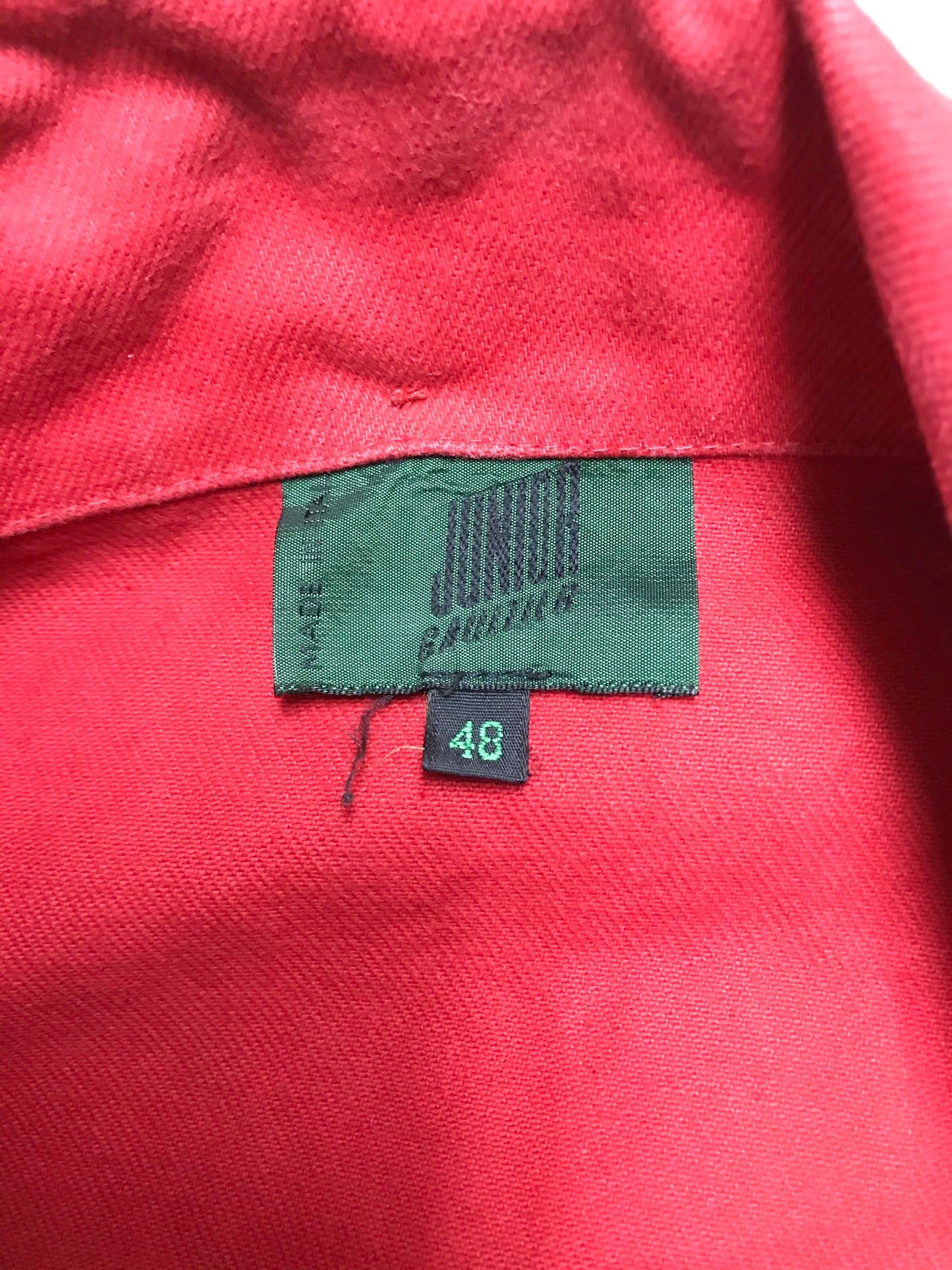 Vintage Jean Paul Gaultier Junior denim and wool jacket