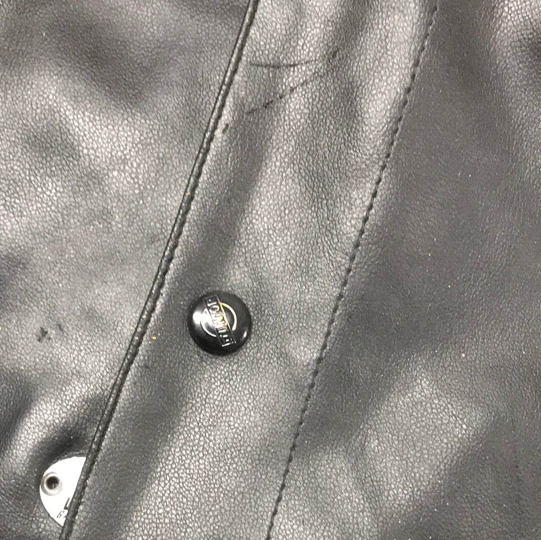 Vintage Jean Paul Gaultier Junior PU leather jacket.